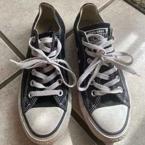 CONVERSE low black
